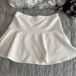 Loft white medium skirt